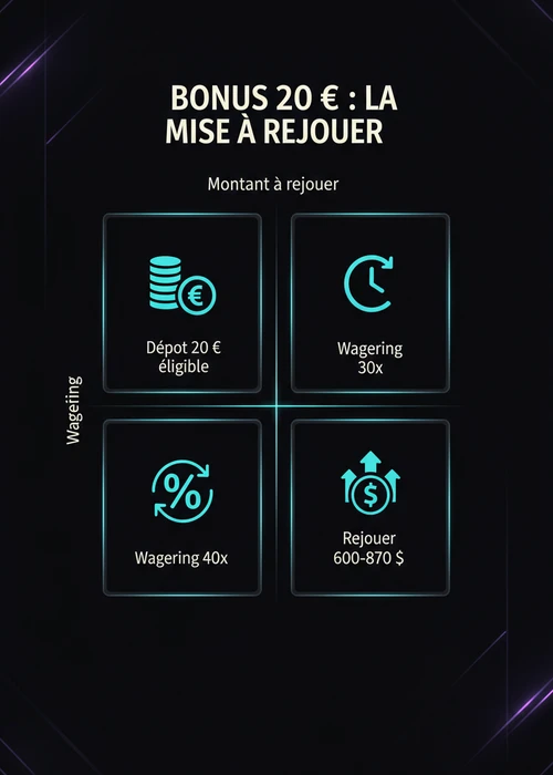 Joueur français effectuant un dépôt de 20 euros en USDT sur une plateforme de casino en ligne sécurisée, avec des symboles de cryptomonnaies et d'euros en arrière-plan.
